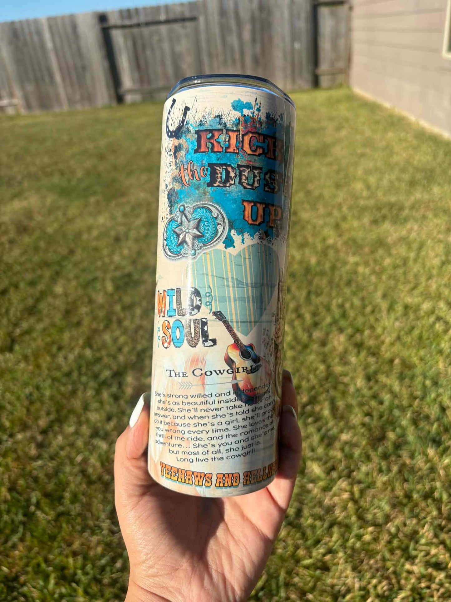 Western Themed Tumbler