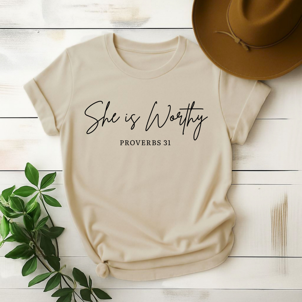 She Is Worthy (Black)