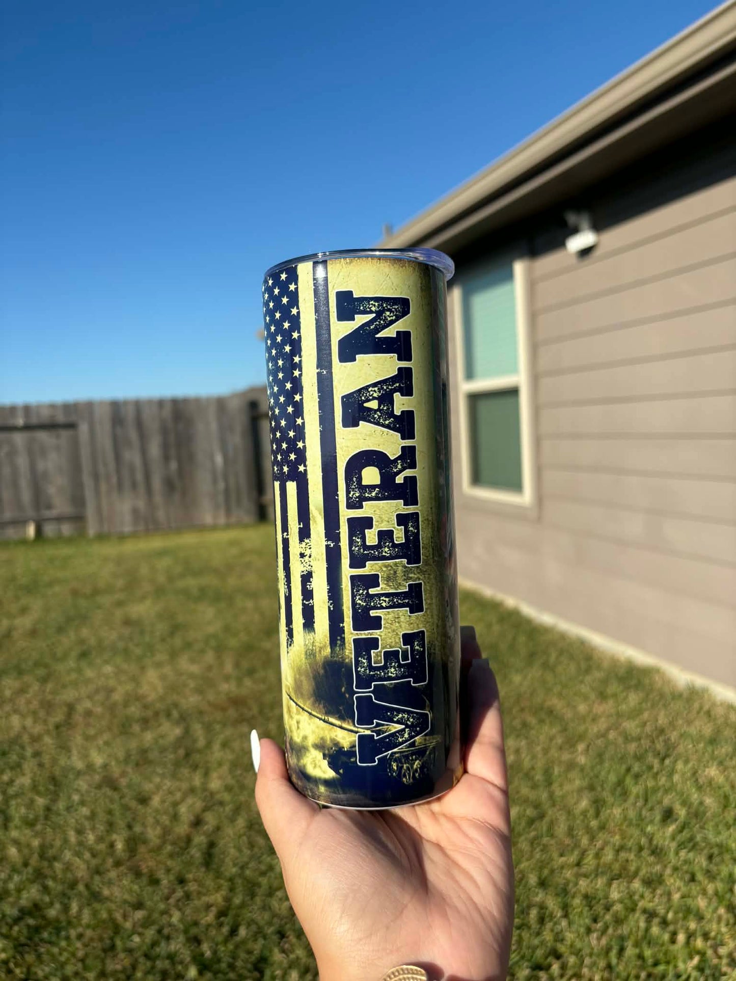 Veteran Themed Tumbler