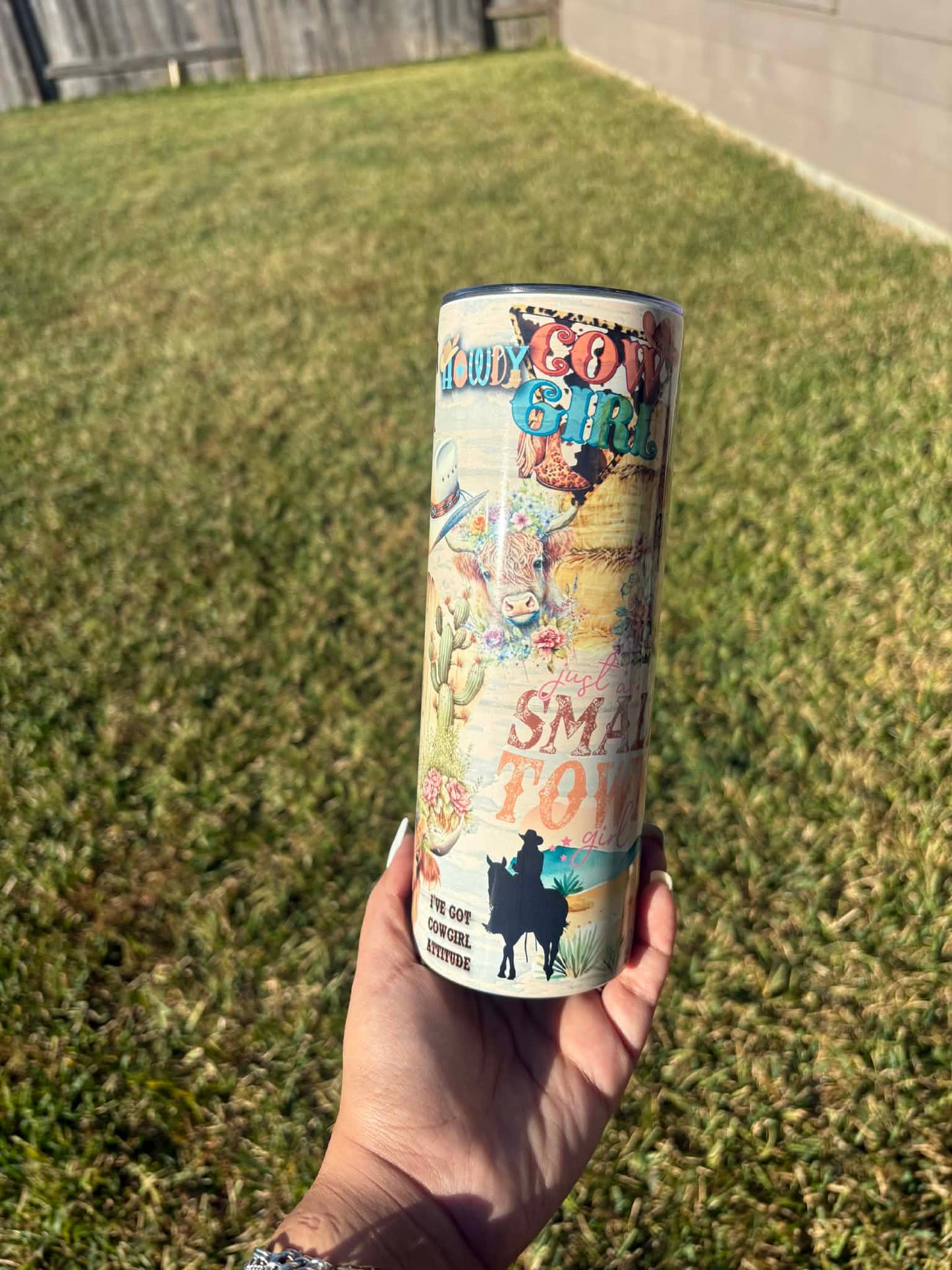 Western Themed Tumbler
