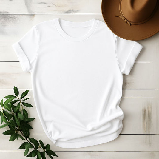 White Adult Tee