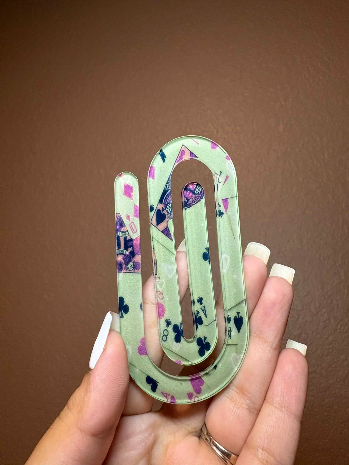 Card Queen Jumbo Paperclip